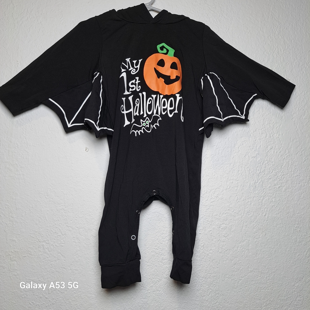 My 1st Halloween Black Bat Costume for Baby